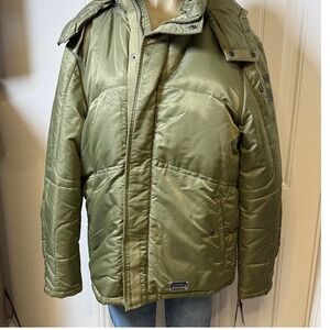 1st Infantry Division U.S. Army Puffer Parka Vintage, Military, M,  NWT, w/hood